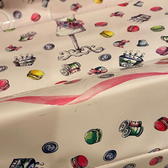 Laduree Paris Pink Printed Tote Bag with Macaron Motif - Picture 11 of 11